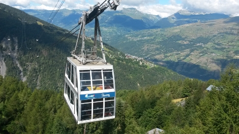 Singltrek v Savoie Enduro 3